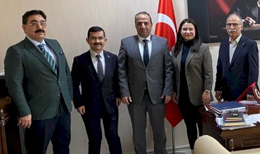 Kırıkkale sosyal güvenlik il müdürü Hüseyin Akturan ziyaret edildi.