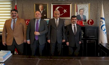 İzmir sosyal güvenlik il müdürü Hidayet Baydilli ziyaret edildi