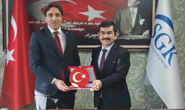 Ankara sosyal güvenlik il müdürü Saffet TEMEL ziyaret edildi