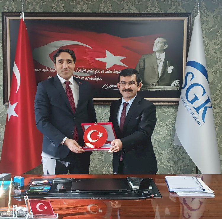 Ankara sosyal güvenlik il müdürü Saffet TEMEL ziyaret edildi