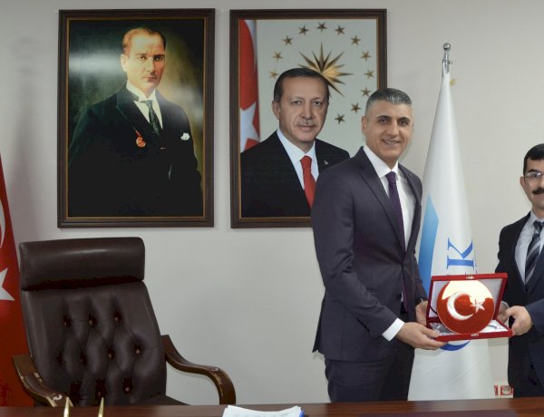 Kahramanmaraş sosyal güvenlik İl Müdürü Hüseyin Karaoğlan ziyaret edildi