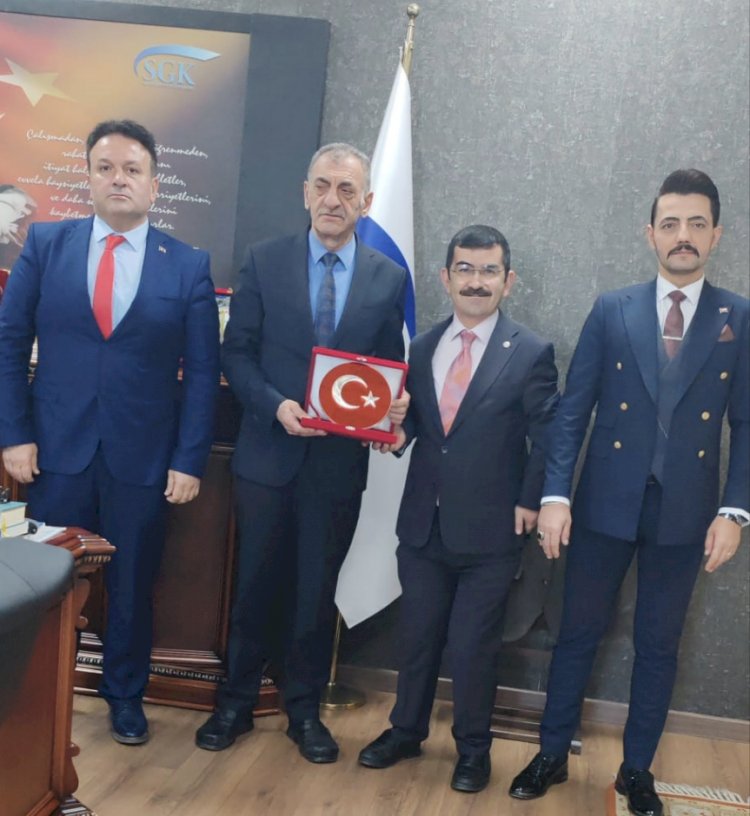 Erzurum Sosyal Güvenlik İl Müdürü Nizamettin Durmuş ziyaret edildi